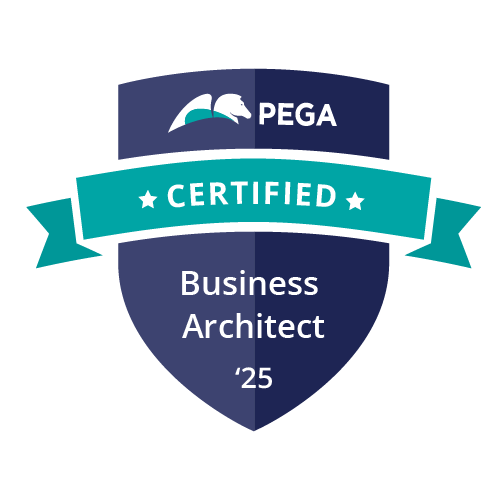 The Certified Pega Business Architect badge