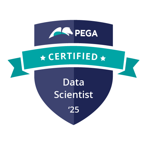 The Certified Pega Data Scientist badge