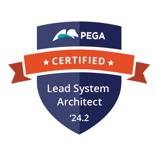 The Certified Pega Lead System Architect badge